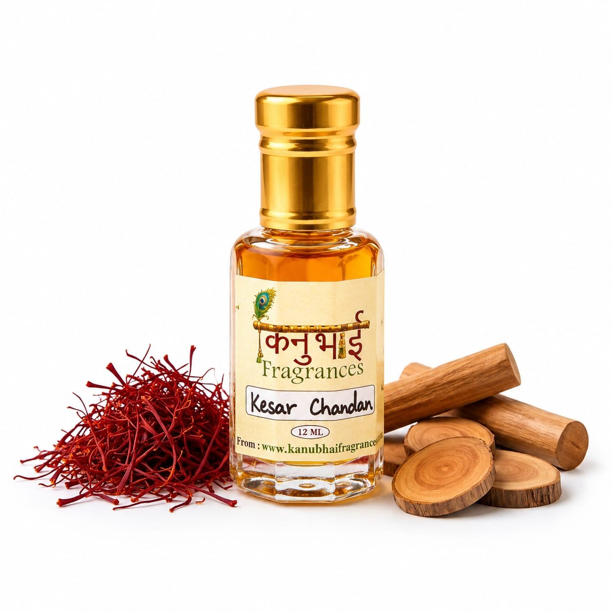 Kanu Bhai Premium Kesar Chandan Attar