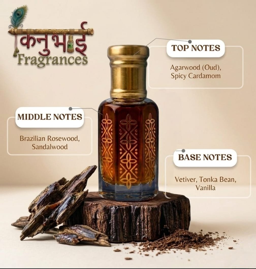 Kanu Bhai Premium Oud Wood Attar - Image 5